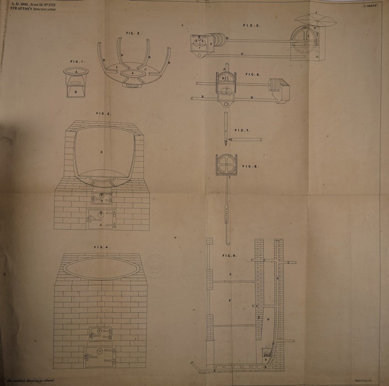 A. D. 1801. June 26 N“ 2522 STRatton’s Specification f i c . i . FIC. 2 . FI G . 4 . The ervroUtd drcuvmg is colored fj seeut!