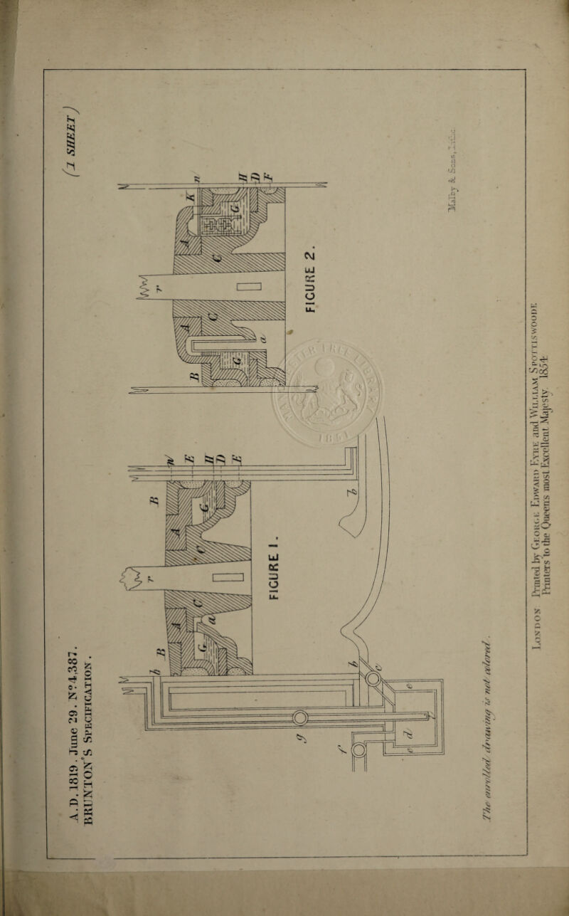 A.l). 1819. June 29. N?4,387. (T SHEET BRUNTONS Specification .