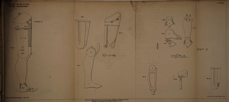 MANIAS Spechtcation. The enrolled drcavmej is colored; London-. Pnntedby George Edward Eyre and William Spottiswoode , Printers to the Queen’s most Excellent Ma)e sty. 18 56.
