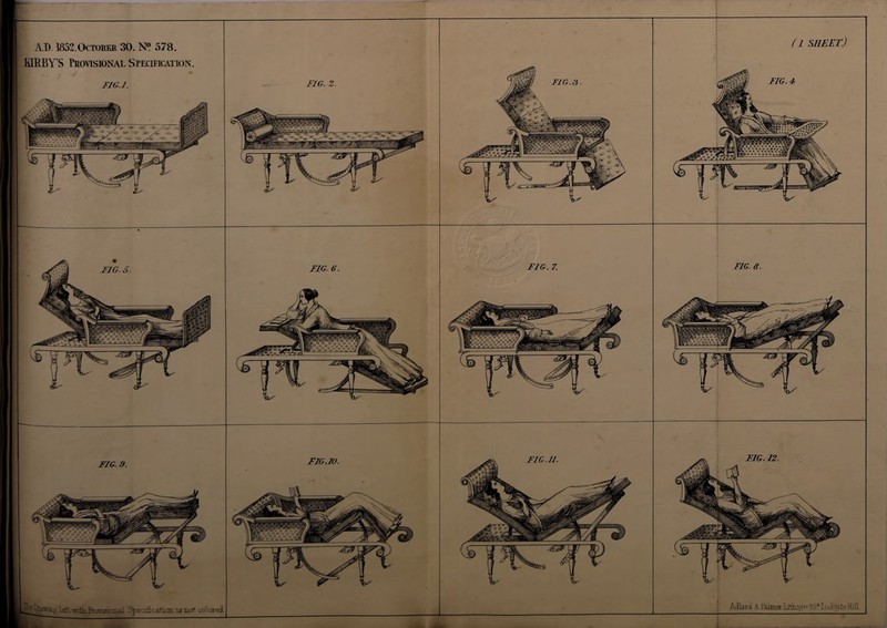 FIG. 5. FIG. 9. *^5*11^ withhovisiciai Specification isntf co’ored AD 1852.October 30. N° 578. KIRBY’S Provisional Specification. fig.i. FIG. 2. FIG. 6. FIG. 7. FIG.IO. (1 SHEET.) FIG. 4 FIG. 8. AcHaid & Faimer. litho#19 35a I ,id .'’;i \r. Rill