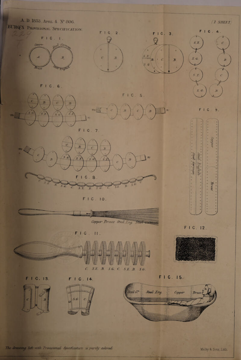 URQ S PrOVKS IONA1. 51’K CIV ! CATKIN F ! G . 2 F I C. 3. F I C . I . F I C . 7 (1 SHEET; r i c . a-. F I C H' O O ° 0 0 o O 0 0 o 0 o 0 0 0 0 0 ° 0 0 11 ° 0 ^3 ° i o f> 0 ^ ° 5 ° jo 0 0 3 o i:l 0 ■ o • : O o • o' o “I1 1 o 0 J r hr > r ° ■'s' I o 0 o ° o 0 0 I 0 0 O 1 ° • j 0 0 0 % ° 85 1 0 c 0 0 0 c y 0 o ° J ° °, F I C . 12 FIG. 15. The druwinq left mth JPrtmstmuii Specrficatum m -part/y a/lwwZ Malty &, Sons, lath.