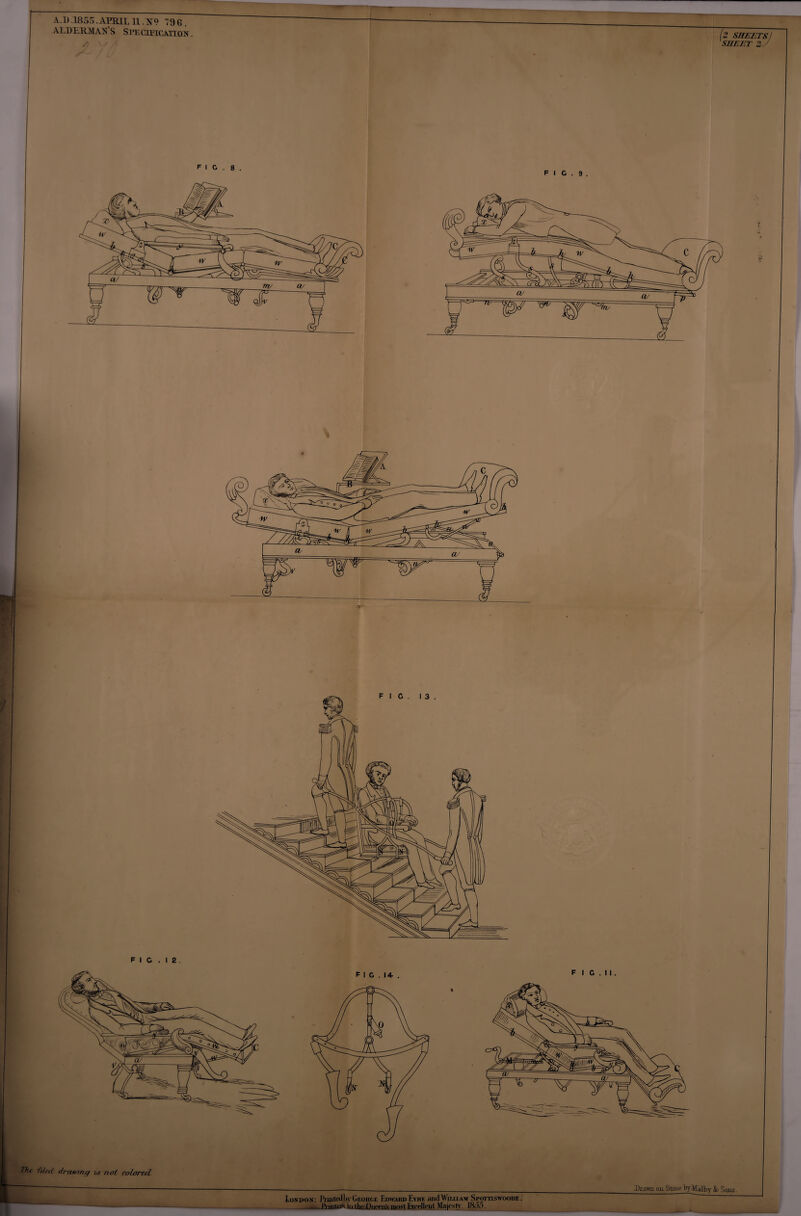 A.D.1855.APRIL 11 .If? 796. ALDKRMAN’S SPECIFICATION. A \y ; F I 6 , 8 . (z SHEETS, SHEET Z.y FI 0.8. ftJsd is not colored Iosi>on: FrintedipyGeokof. Rduvaiu) Kyrf andWitxjam Spottiswoode ,  ‘ — 1855. Prawn, tin Stone byMalby & Sons