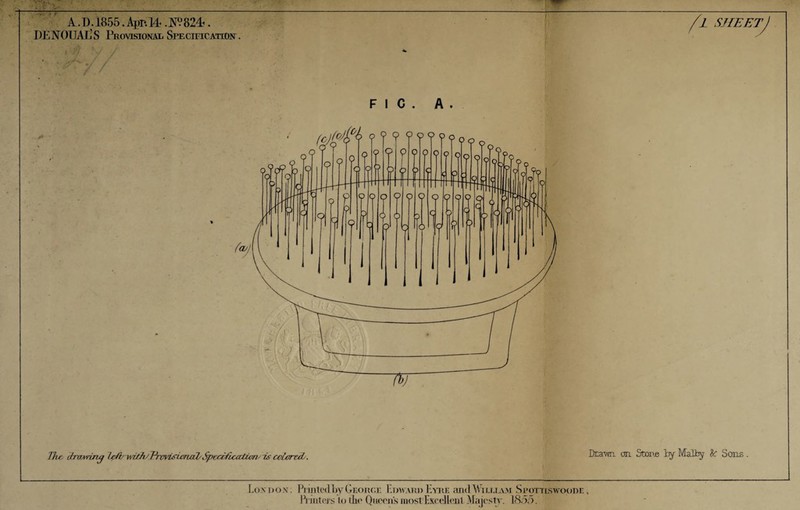 HE NOIIAIj S Provisional Seecification. F I C . A . The. drawing i/db- m/hjEvvirurtnl/ Sj'axd/icalujrr is coUirtd*, Drawi a .oni>ox. Pi-intedbyGeorge EdwardKyre andWiu.iAM Spottlswoode , Printers lo tin' Queen's most■ Excellent Majesty. 1855. Stone by Malby Sc Sons .