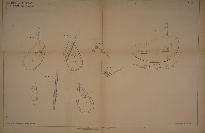 GONTAlllTS Specification The filed drawn(j is partiy crimed Drawn on Stone by Maliy k Sons London- Panted by George Edward Eyre andWuuAMSpotttswoode Printers to the Queens mostLxccMent Majesty. 18(>~ .