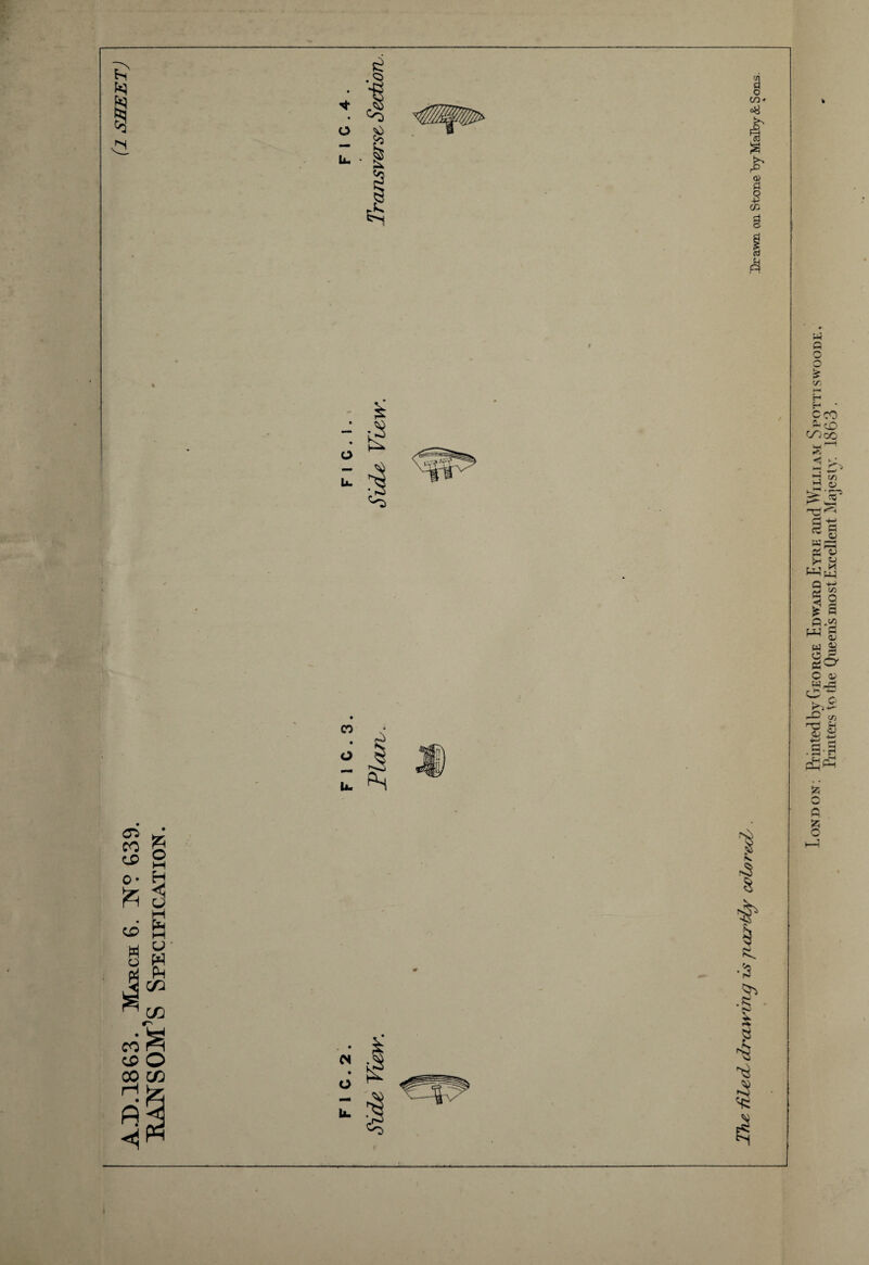 A.D.1863. March 6. if? 639. HANSOM’S Specification .