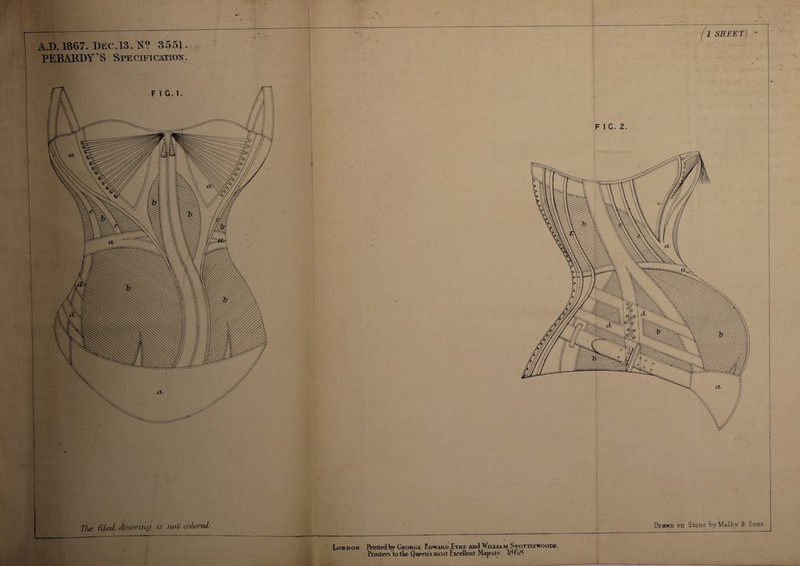 A.D. 1867. Dec.13. N? 3551. PEBARDY’S SPECIFICAJ1015. (] sJit:Er) - Loudon Printedty GEORGii KowiRnErRE and William Spottiswoodb. iWlers tatLe QweusmosT Excellent Majesiv
