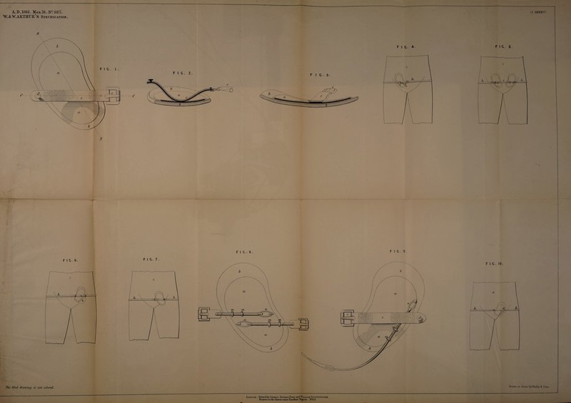 A.D.1868. Mar.16 . N? 88 £. 1\T. &W. ARTHUR? S Specification. II SHEET i FIG.8. F1C.9. Lon n on Ig nited bv Gkohgi: Edwaud Eyre and William Spottiswoode, ftmtiTS to the Queen's most Excellent Majesty. !LS6$