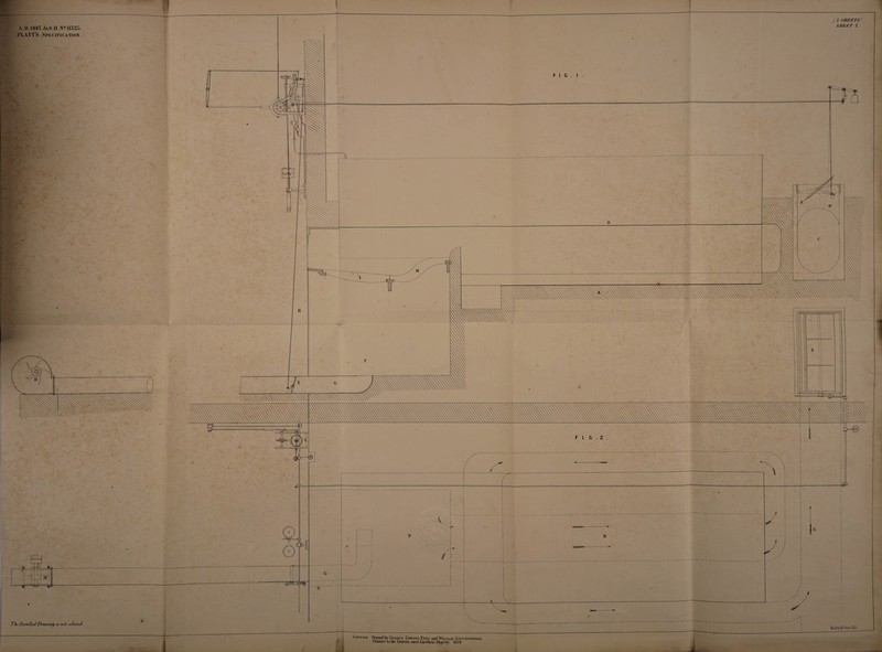 \.I>.I841. JAN.ll.N 11525. PLATT’S SPECIFICATION . I-On don Printed by George Edward Kybe and Wilelam Spottiswoode ranters to the Queens most Excellent Majesty 18.54 Tht Enrolled Drawing is not ccler&d. Sons hl!i f2 SHEETS? SHEET 2