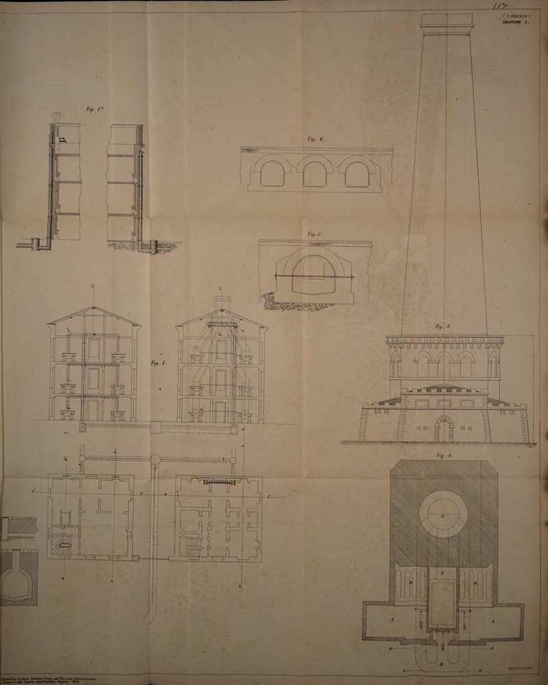 Printed bv George Edward Eyre and Wu.uam Spottiswoode !Vinters to the Queens most Fjcelleni Majesty 18.54- Fig. 6. A- -D Mjtlbvcc i>ans. EM Fig. IF' JTZ- ( ~ SHEETS ) DRAWING 1.