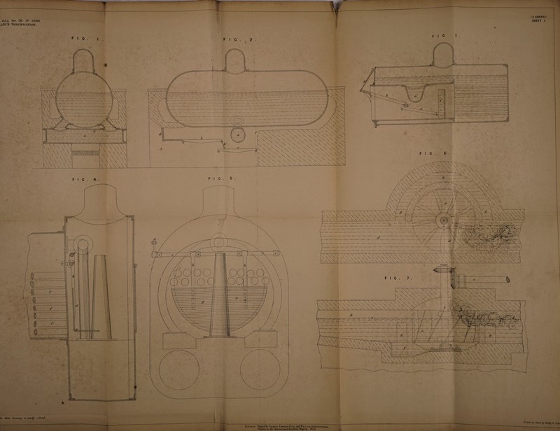 1854.. Oet. '2(S. JVV 2280. AlCr’S Specification. '//•/ tUrjl drtami^ is pus'tfy celeredi. (\ \ \ \ W' \\ \\\\ X \ \ \^ a sheets) SHEET I. London: I’linlwlhv (Ikokoe Kdwakd Lyuj; and Wii.uam Siorn.swooi)i;. 8iiii<'is loihi^ (Jimuisiiiost lacpilciii Majr.siv, 18.55. Drawn on Stone ly Malljr & Sons