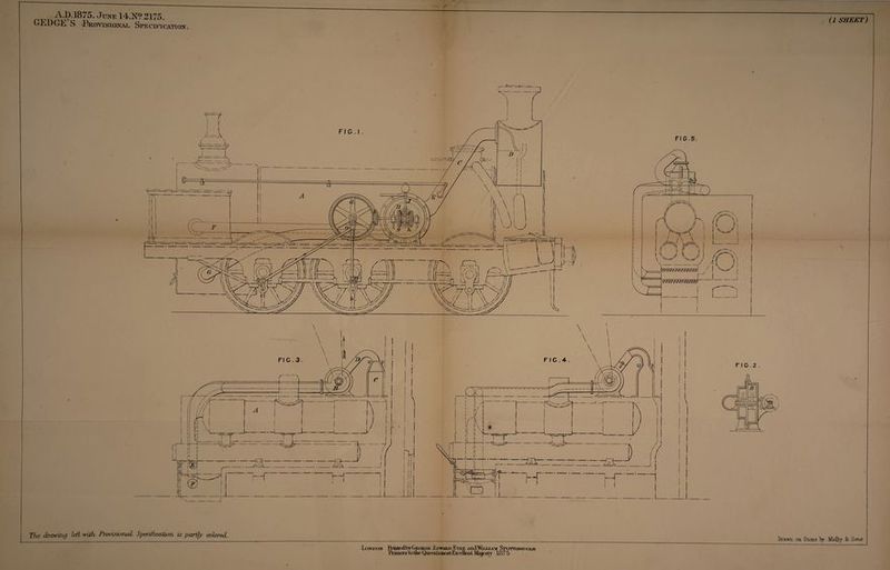 A.D.1875. June 14.N? 2175. GEDGE S Provisional Specification. 'r /N,l r- The dramnq left with Provisional Specification is partly colored. _ ___________________ Drawn on Stone oy London IVmtedbvGeorge LiwakdEyre andWimtAM Spottiswoode Printers to the Queerismost Excellent Majesty 187 5 (1 SHEET) Malby & Sons