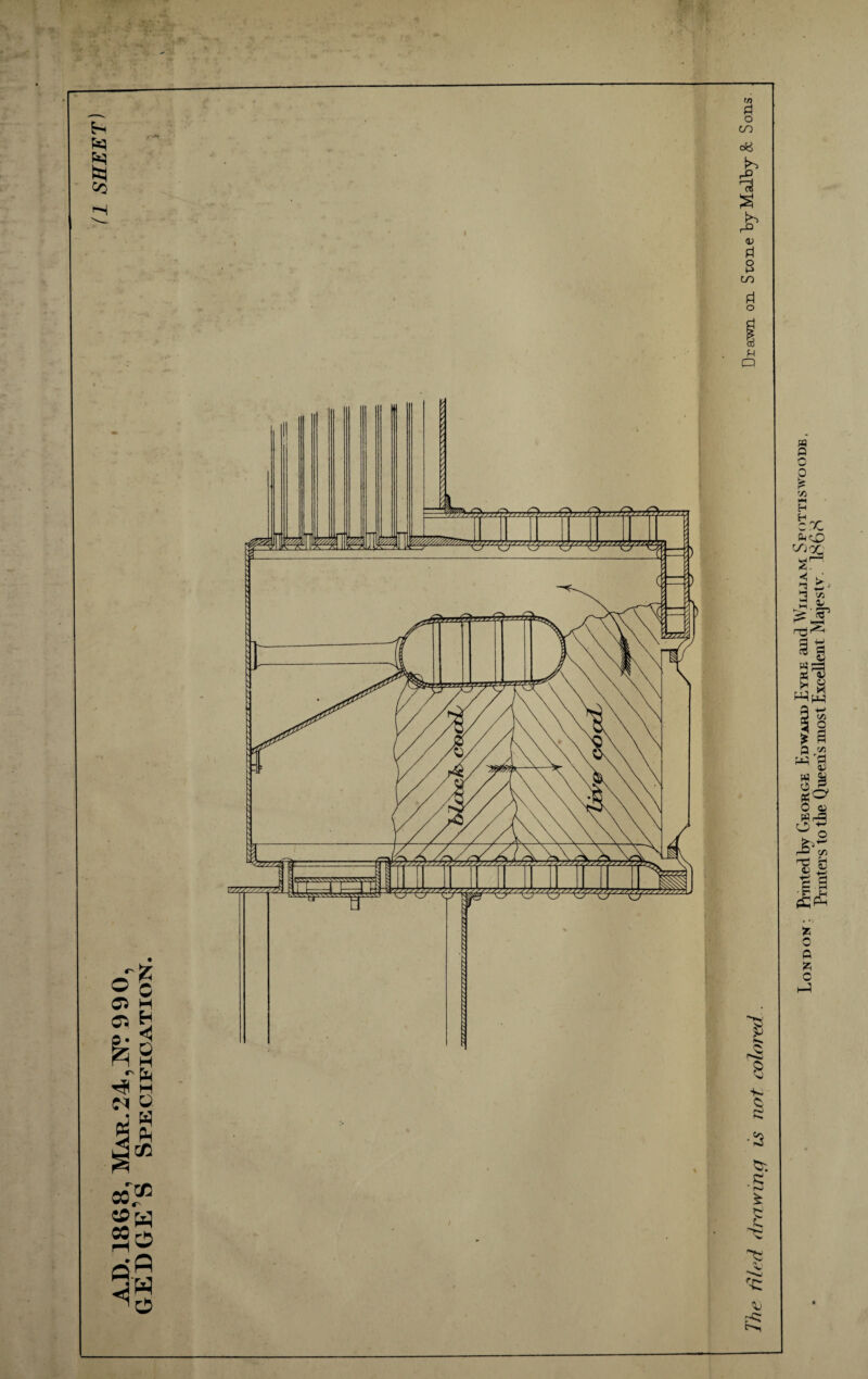 JU). 1868, Mar.24,:N? 990, GEDGE’S Specification. CO in O CO c« ! rQ <u Pi o t-» CO Pi o H O