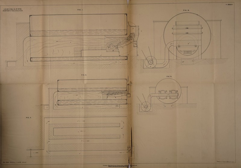 H SHEET) A.D.1872.DEC.14.. N! 3798. NEWTO^J’S Specification. FlC. I, FlC. 2. Dj^awn an Stone byMalby Sons