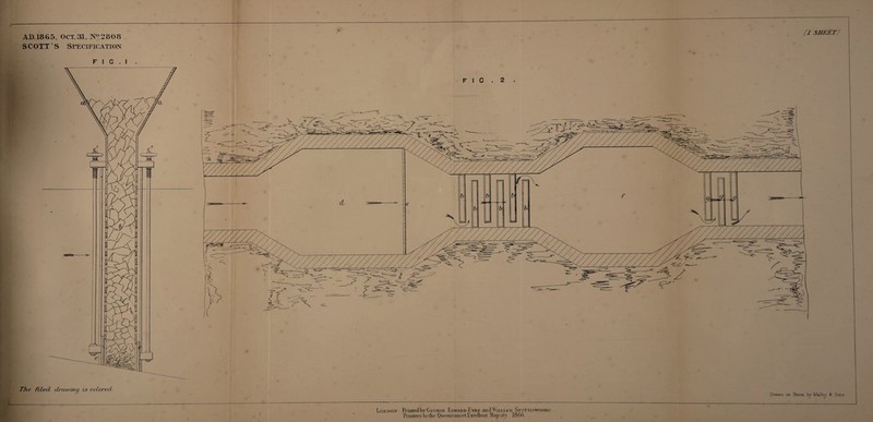 AD. 1865, OCT. 31, N° 2808 SCOTT’S SPECIFICATION F I C . I . London: Printed by George Edward Eyre and William Spottlswoode . Printers to the Queen’s most Excellent Majesty 1866.
