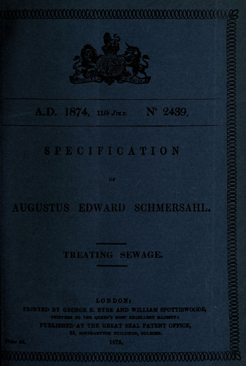 AUGUSTUS EDWARD SCHMERSAHL