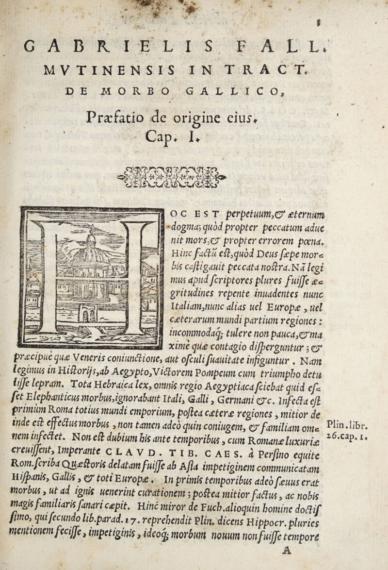 MVTIHE N S I S IN T R A C T. DE M O R B O G A L L I C O* * Prarfatio cie origine eius'» ' ’ Cap. !♦ o c est perpetuum,& atermrn ~ dogma-, quod propter peccatum adue nit mors,es propter errorem poena. Hincfailu ctl,qubd Deus fape mora bisccjiigduit peccatanottra.Nd legi mus apud feriptores plures fuijje ac. gritudines repente inuadentes nunc Italiam,nunc alias uel Europa, uel caterarummundi partium regiones: incommodaq.• tulere non pauca,esma xime qua contagio di/perguntur; pracipue qua Veneris coniunftione, aut ofculifuauitate infiguntur. nam legimus m Hitlorijs,ab Aegypto,Viftorem Pompeum cum triumpho detu Itffe lepram. Tota Hebraica lex, omnis regio Aegyptiaca [ciebat quid ef* fet Elephanticusmqrbus,ignorabant Itali, Galli, Germani esc. i nfeftaejl primum Roma totius mundi emporium, pojlea extera regiones, mitior de inde est effetius morbus , non tamen adeo quin coniugem, es familiam orna ^‘n • ^r* vem infectet. Non eft dubium his ante temporibus, cum Romana luxuria l6,cap'1* creuijjent, imperante CLAVD. tib. c ae s .4 Perjino equite Rom.fa iba Optatioris delatam fuijfe ab Afta impetiginem communicatam Hijpanis, Gallis, er toti Europa. In primis temporibus adeo fauus erat morbus, ut ad ignis uenerint curationem; postea mitior fattus, ac nobis magis familiaris fanari capit. Hinc miror de F uch .alioquin homine doftif fimo,qui fecundo Ub.parad.17. reprehendit Vlin.dicens Hippocr. pluries mentionem feciffe, impetiginis, ideo$ morbum nonum non fuijfe tempori A