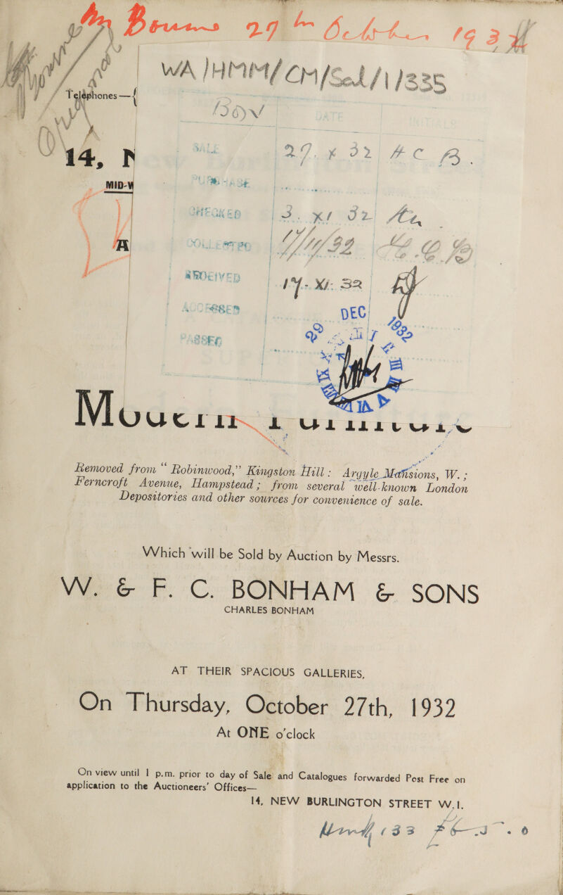 Brew ag Oc bt, 9 34 | WA |HMM/ CM [Soh /\ 1325 oan % 3a é |  ae. ¥ 92 £A-C rg a : j | el , RROEIVED | 14. Xi. 32 | | ACCResER | DEC ; : et o ads n> “AS SEG 