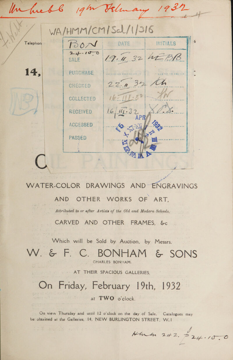  (F VW SGI WA/HMMICM I SeL/1/316 | on | Soe op. re | ne SALE (ae: M22 PURCHASE         te ial 3 CHECKED OS EF ie da COLLECTED  receiveo. | (6/&amp;%-32. 7 A ACCESSED PASSED 