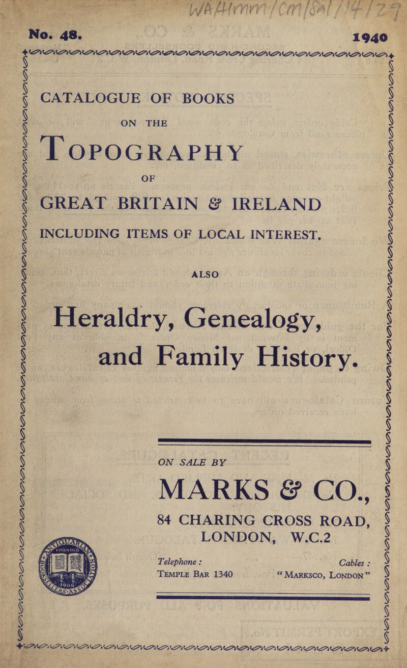 +&gt;   ALSO   ON SALE BY MARKS &amp; CO., 84 CHARING CROSS ROAD, LONDON, W.C.2 TEMPLE BAR 1340 ** MARKSCO, LONDON ” eT LETS LE I SG IL RODS EEE ES ER ET IS OTE EE ETE ESE SS SESE TE  