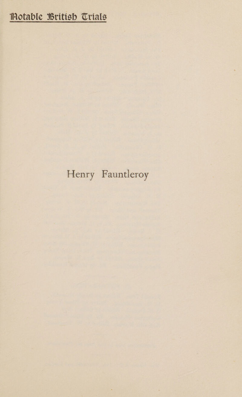 IRotable British Bilals Henry Fauntleroy