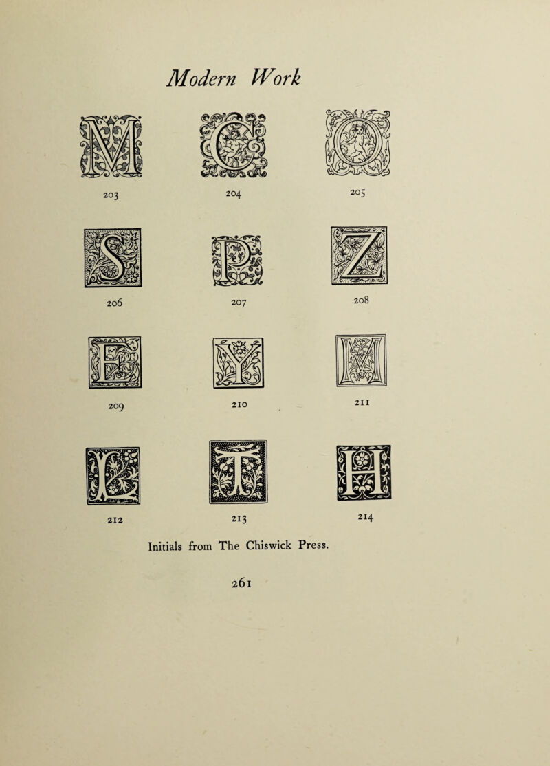 Initials from The Chiswick Press.
