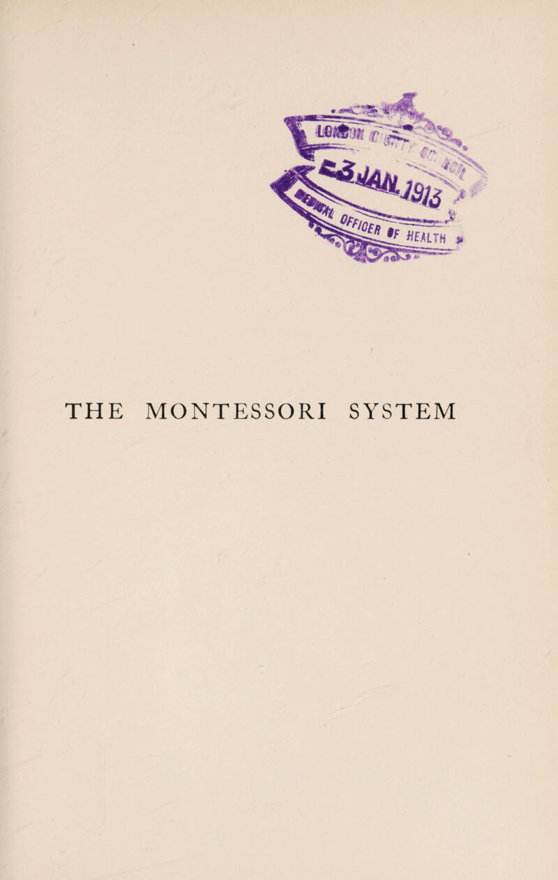 THE MO NT ESSO RI SYSTEM
