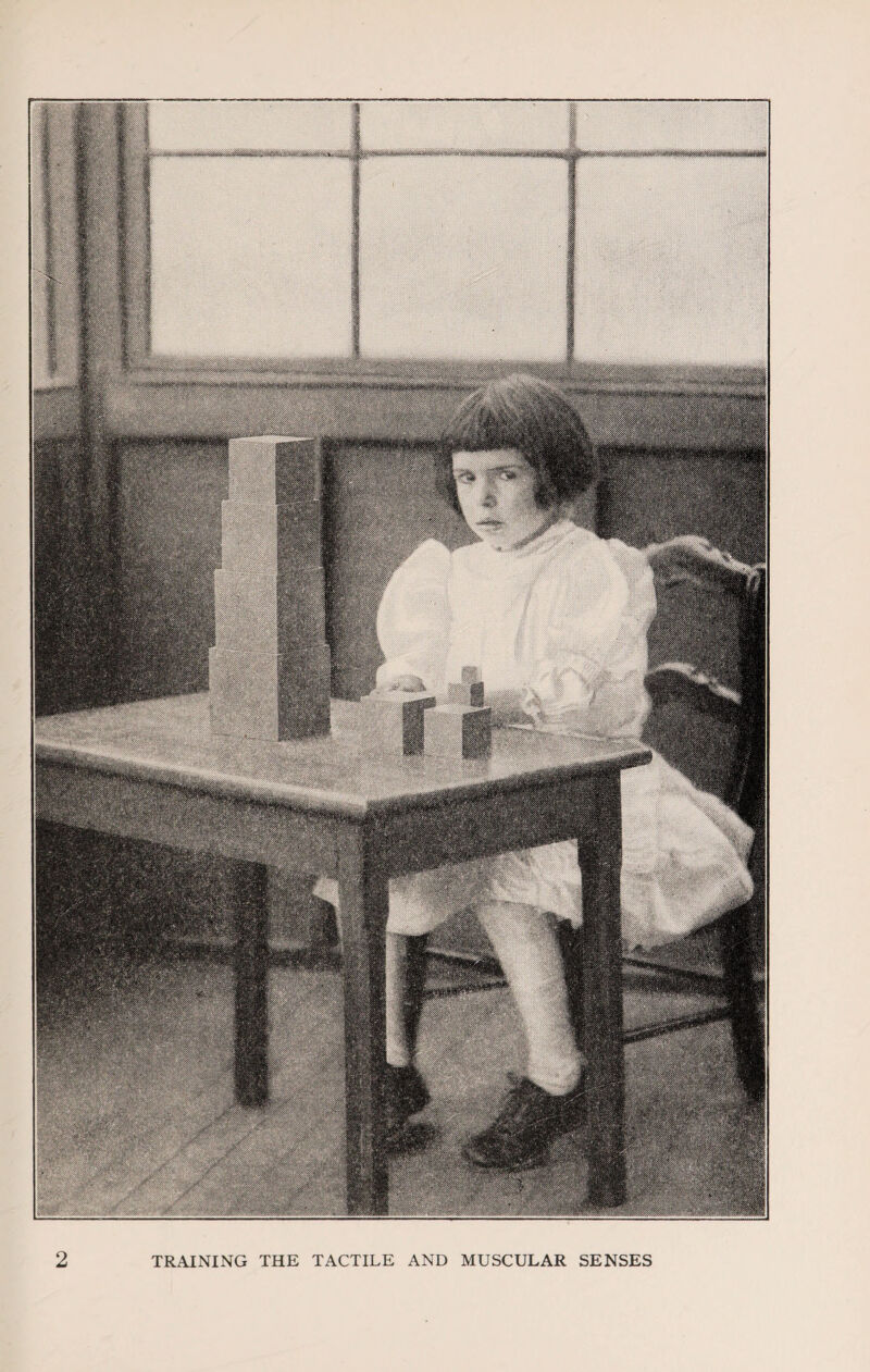 2 TRAINING THE TACTILE AND MUSCULAR SENSES