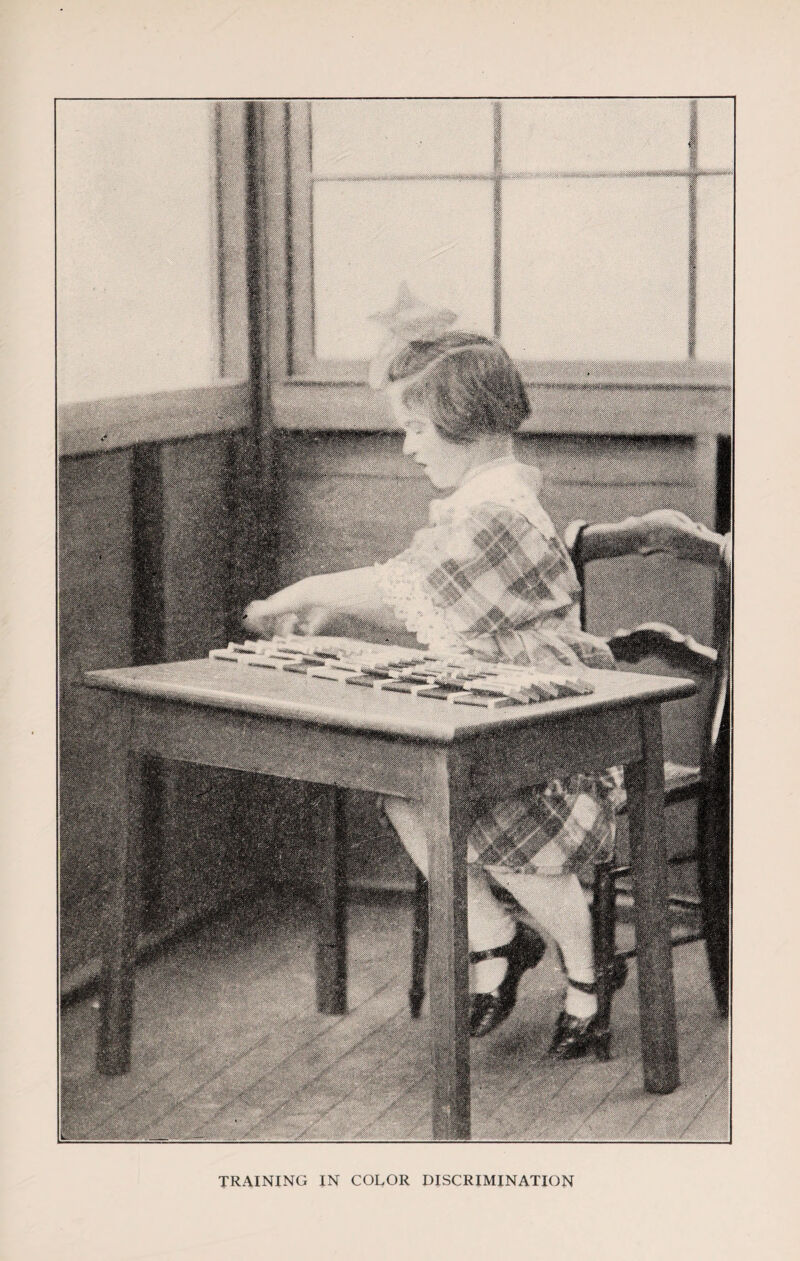 TRAINING IN COLOR DISCRIMINATION