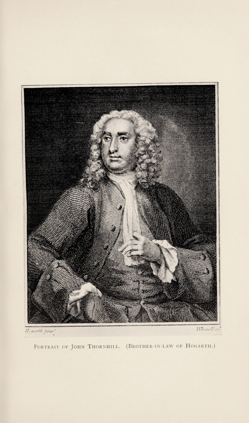 Portrait of John Thornhill. (Brother-in-law of Hogarth.)
