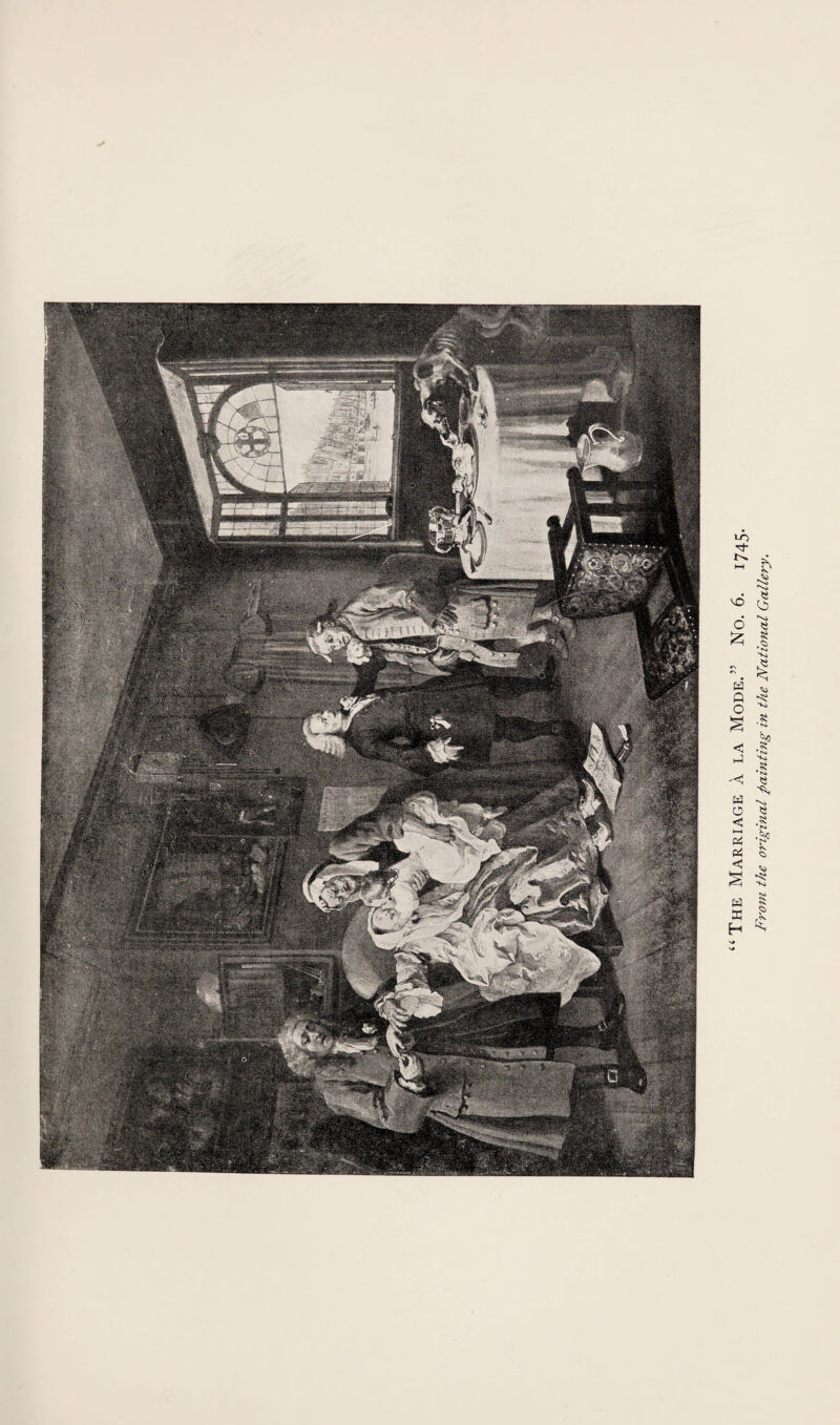 The Marriage a la Mode.” No. 6. 1745. From the original painting in the National Gallery.