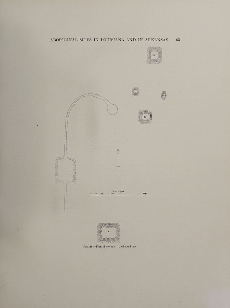 alt Fig. 28.—Plan of mounds. Jackson Place BOO