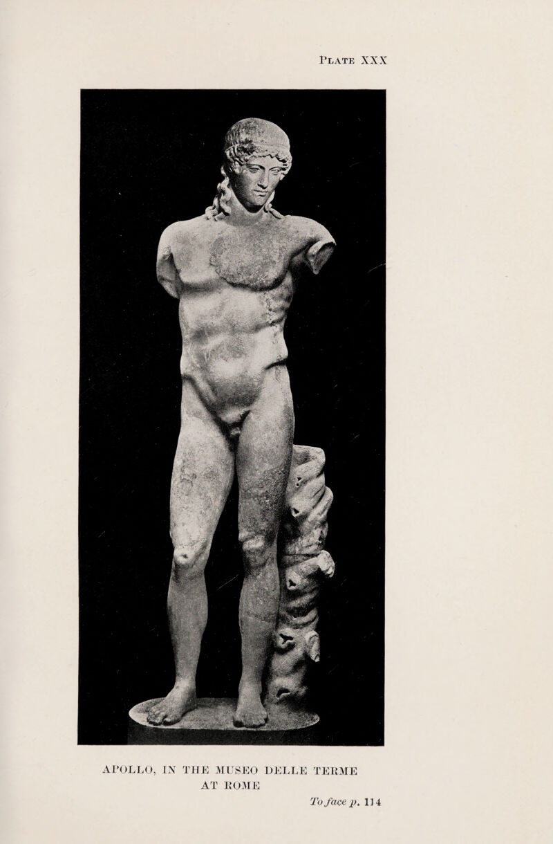 APOLLO, IN THE MUSEO DELLE TEKME AT ROME