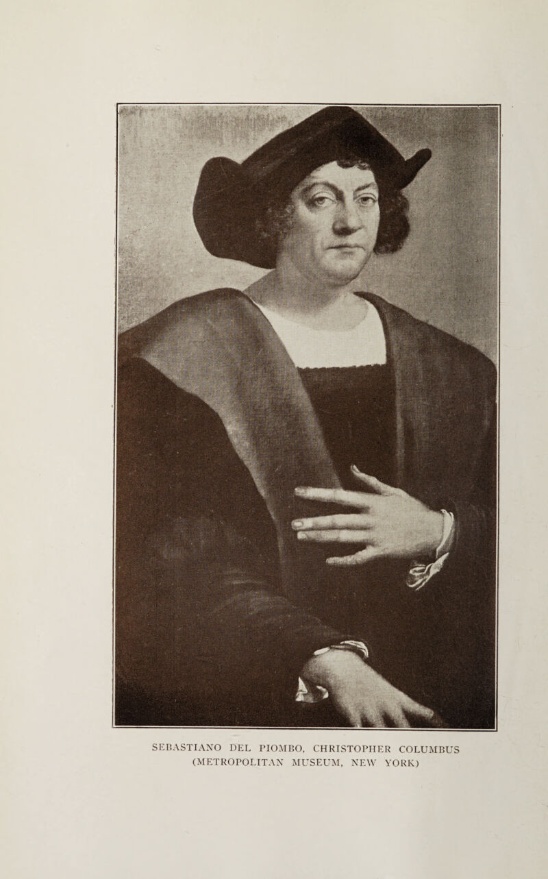 SEBASTIANO DEL PIOMBO, CHRISTOPHER COLUMBUS (METROPOLITAN MUSEUM, NEW YORK)