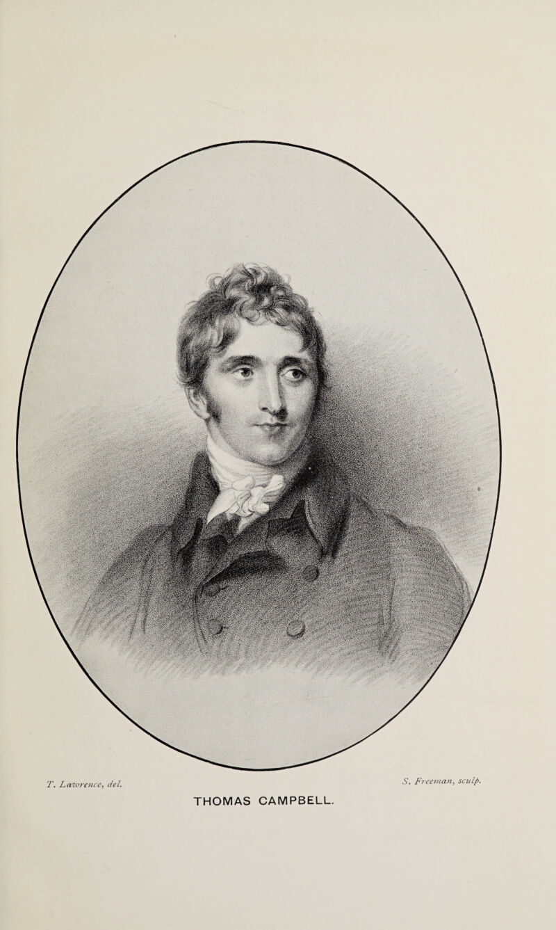 S. Freeman, sculp. T. Lawrence, del. THOMAS CAMPBELL