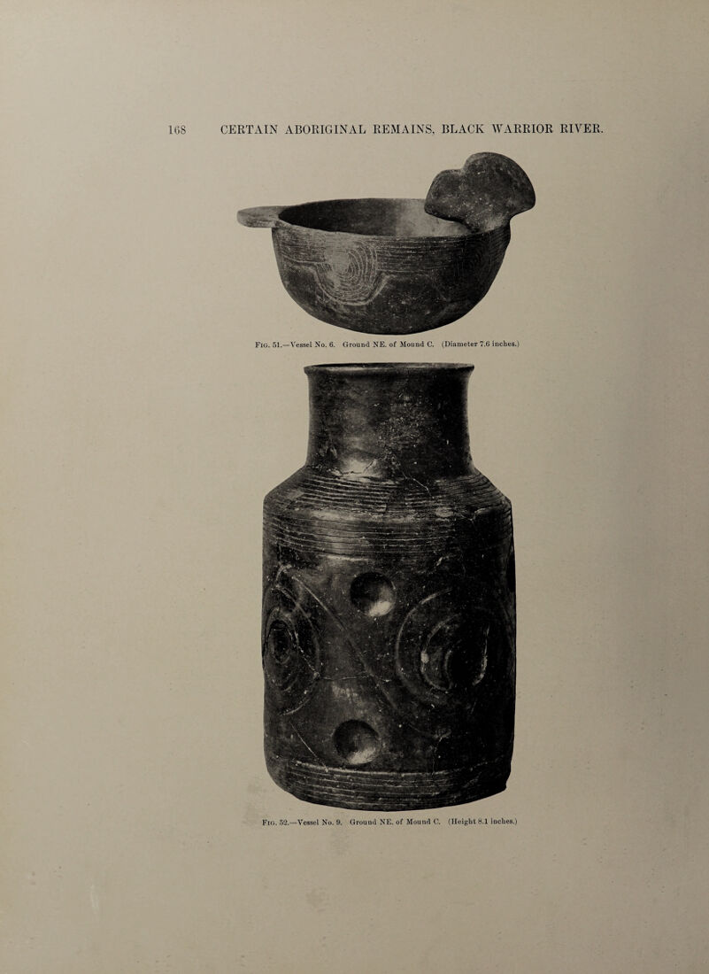 Fig. 52.—Vessel No. 9. Ground NE. of Mound C. (Height 8.1 inches.)