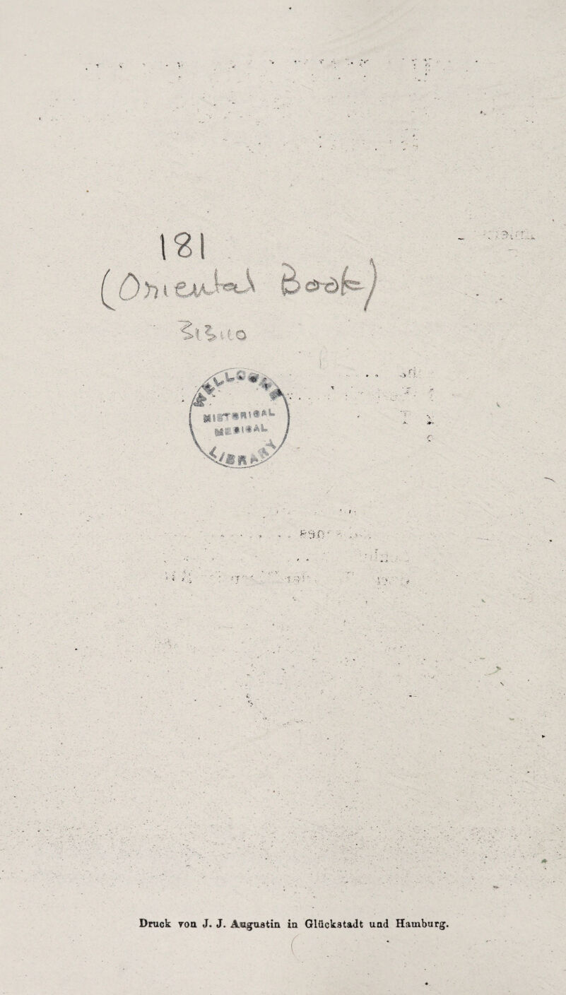 121 ö 5l t p c&~d Ny SiV.io Druck ron J. J. Augustin in Glückstadt und Hamburg,
