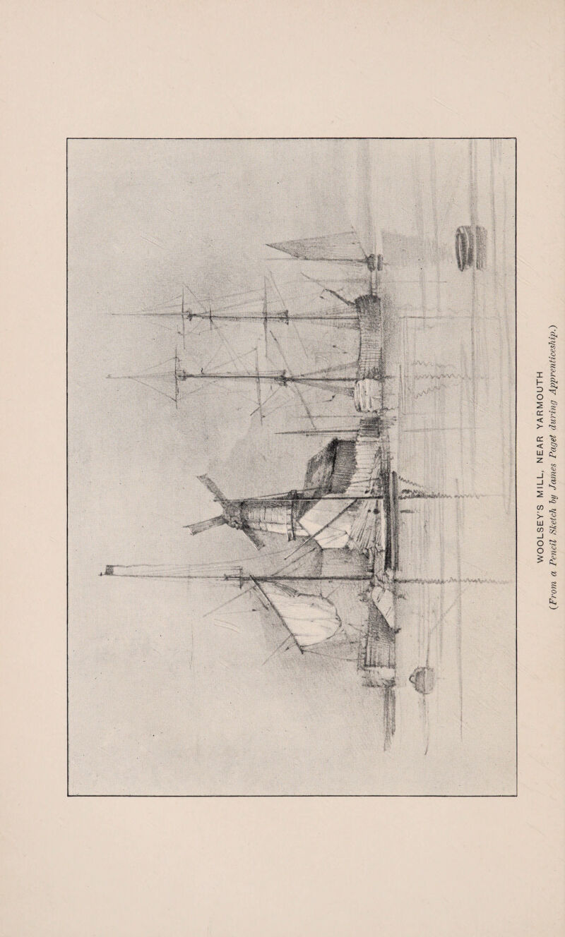 WOOLSEY’S MILL, NEAR YARMOUTH (From a Pencil Sketch by James Paget during Apprenticeship.)