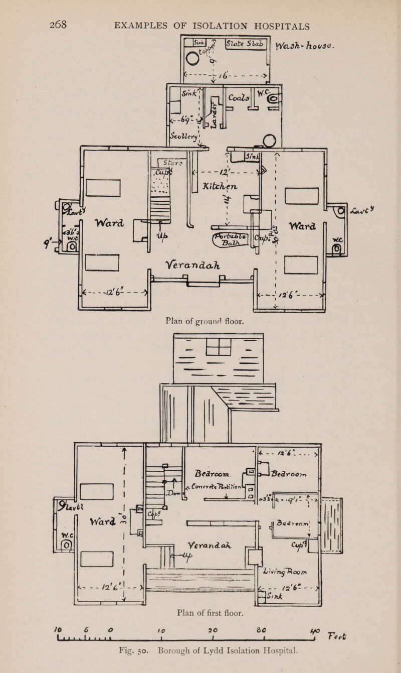 Fig. 50. Borough of Lydd Isolation Hospital.