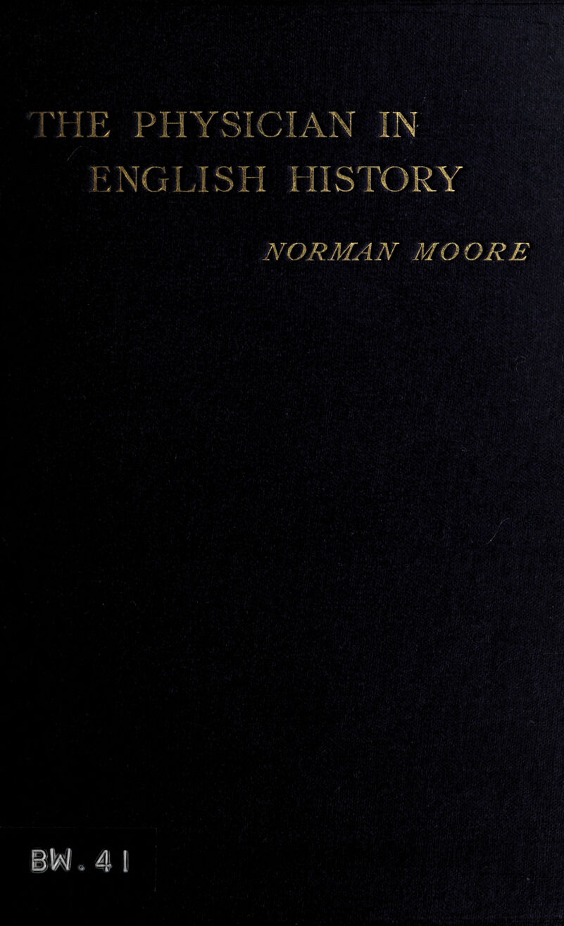 ENGLISH HISTORY NORMAN MOORE