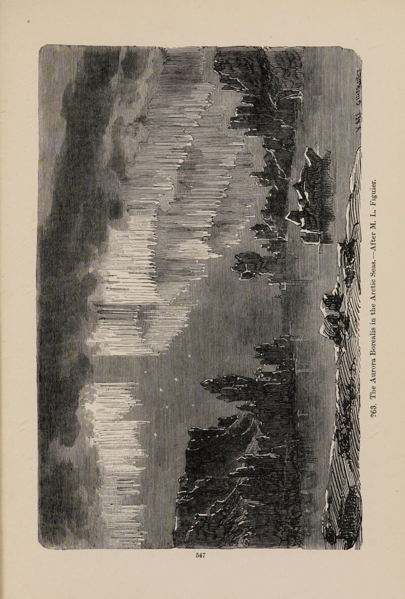 ?63. The Aurora Borealis in the Arctic Seas.—After M.