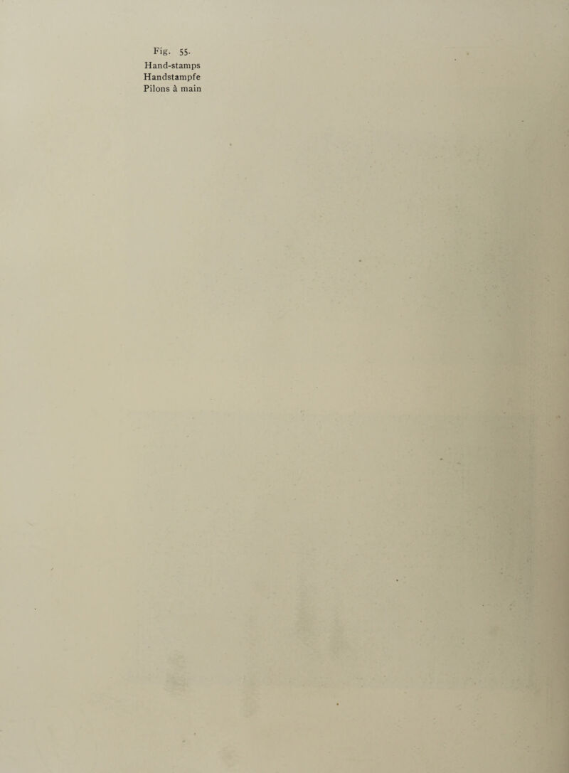 Hand-stamps Handstampfe