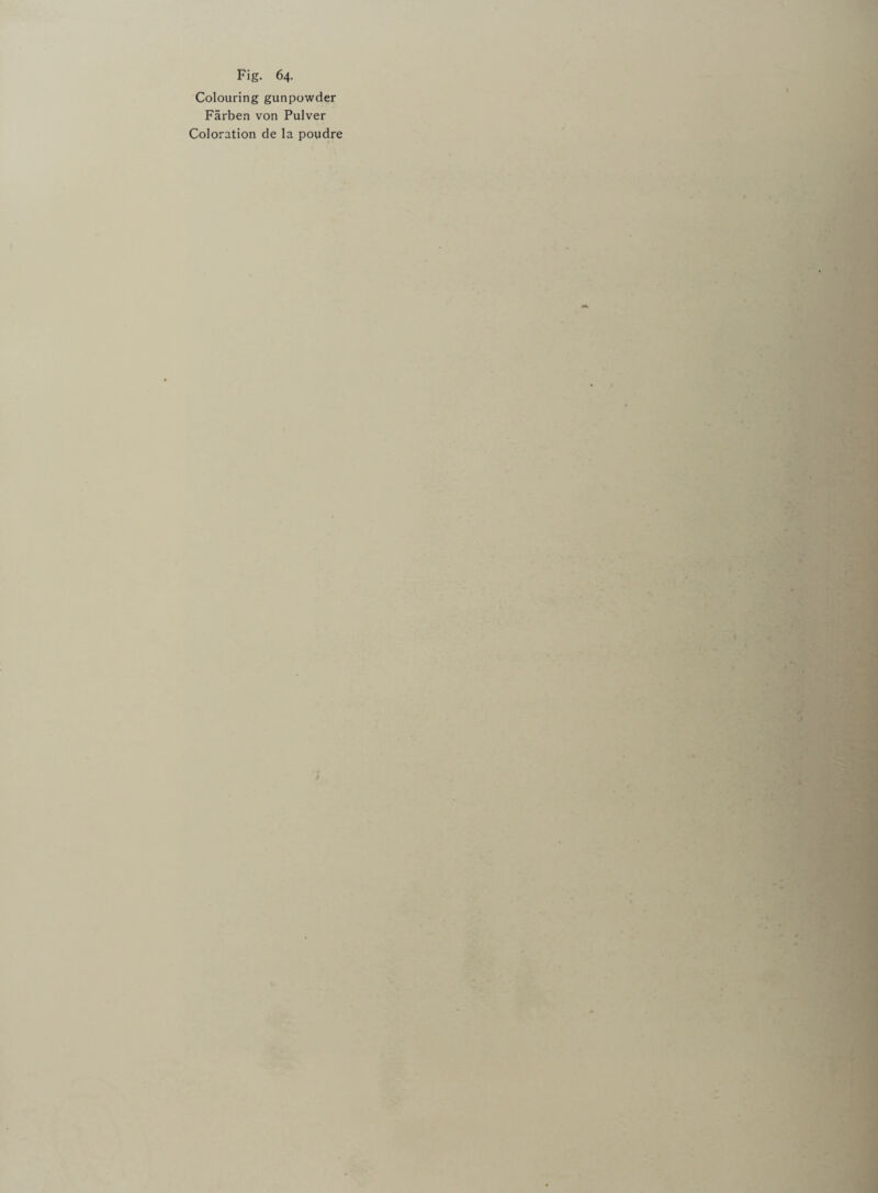 Colouring gunpowder Farben von Pulver Coloration de la poudre