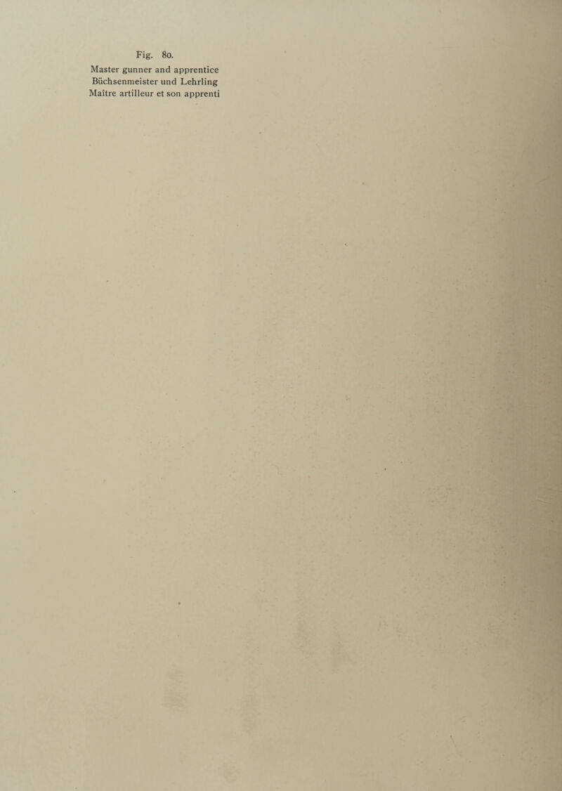 Master gunner and apprentice Biichsenmeister und Lehrling Maitre artilleur et son apprenti