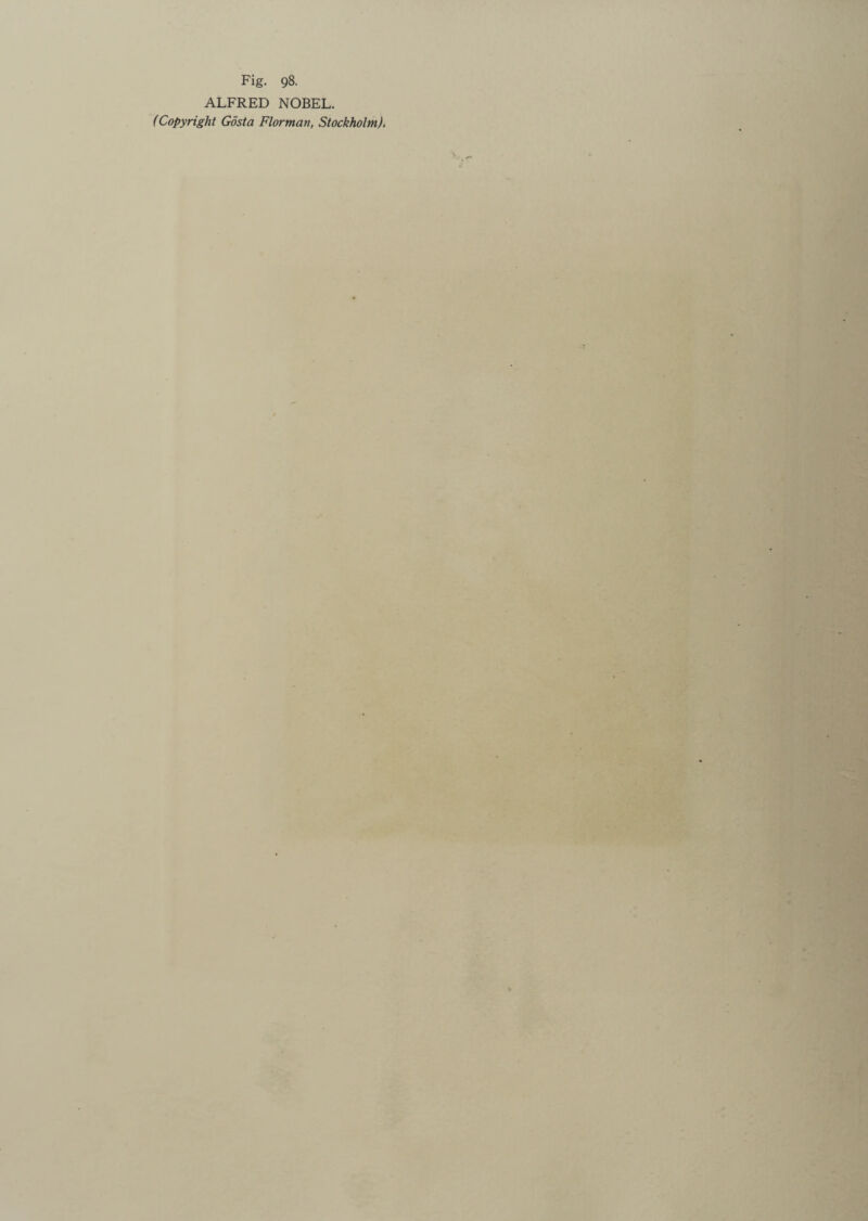 ALFRED NOBEL. (Copyright Gosta Florman, Stockholm).