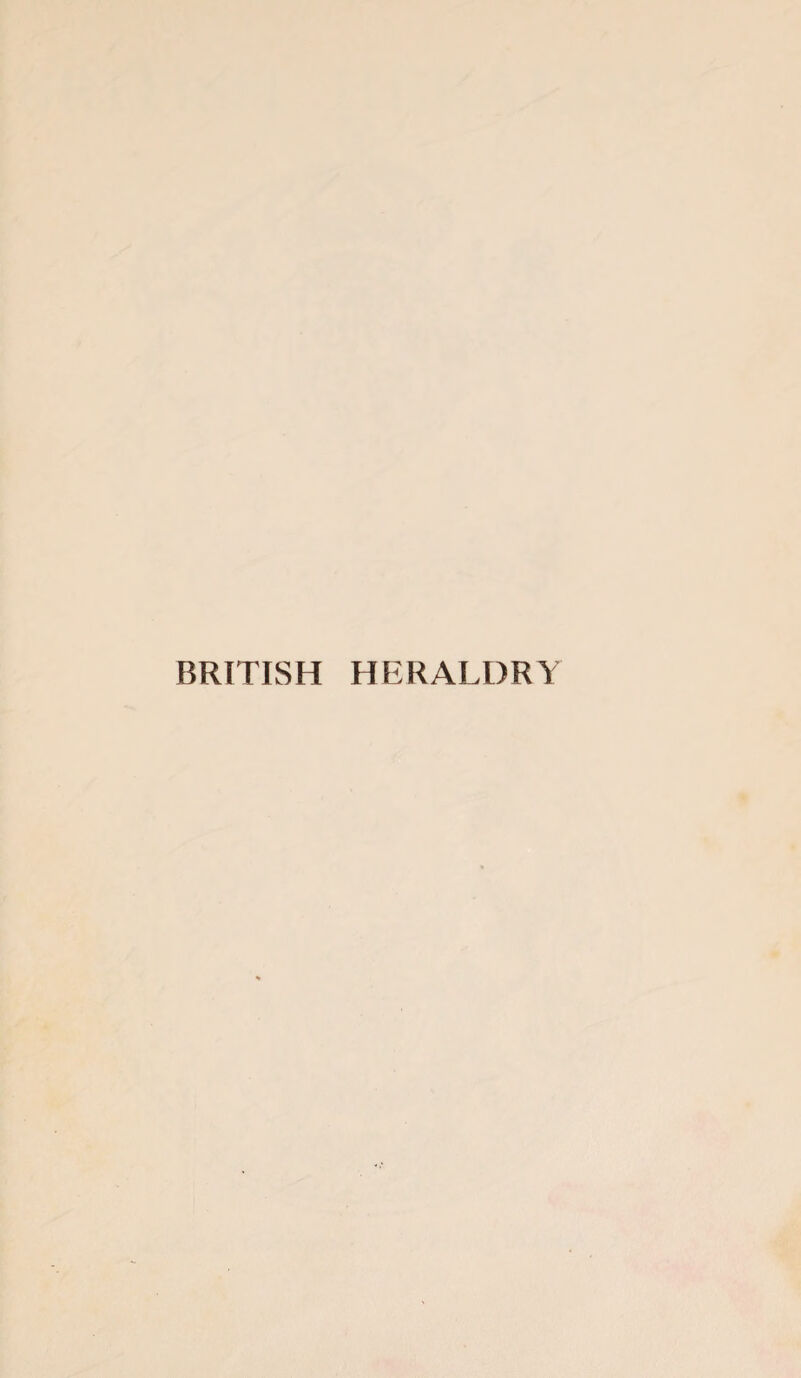 BRITISH HERALDRY