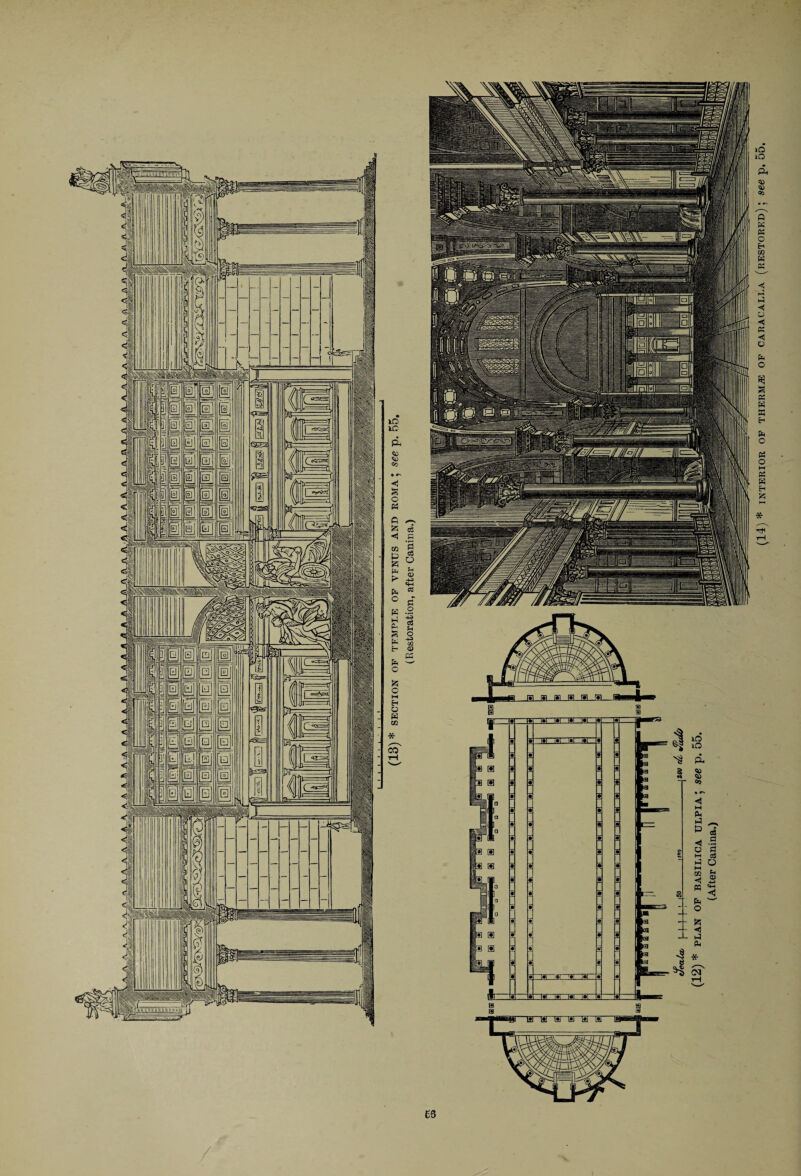 £6 (14)* INTERIOR OF THERMO OF CARACALLA (RESTORED); See p.