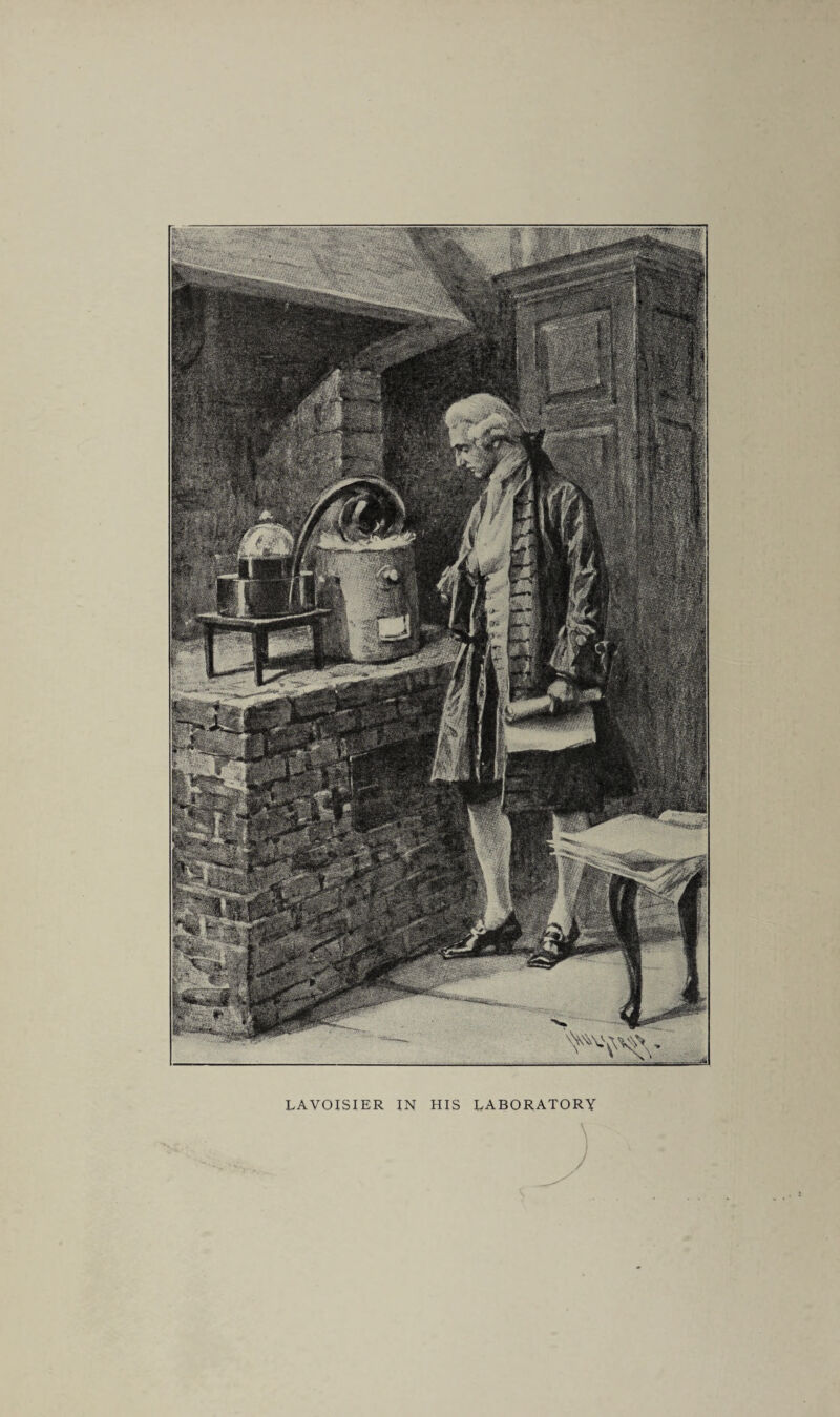 LAVOISIER IN HIS LABORATORY