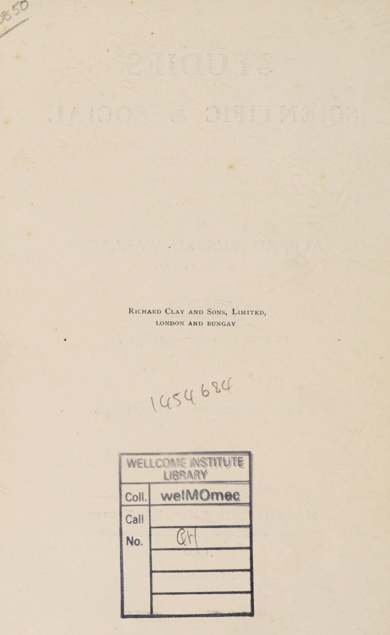 Richard Clay and Sons, Limited, LONDON AND BUNGAY
