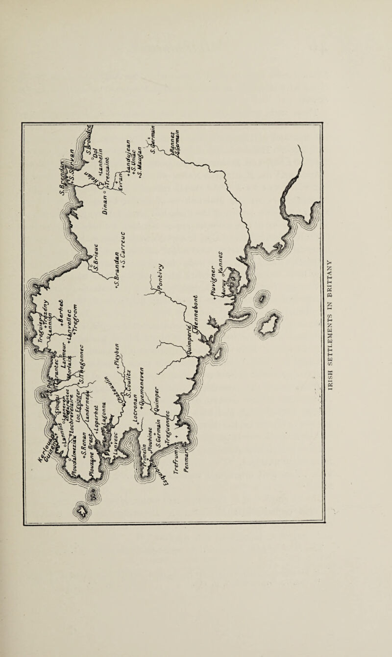 IRISH SETTLEMENTS IN RRITTANY