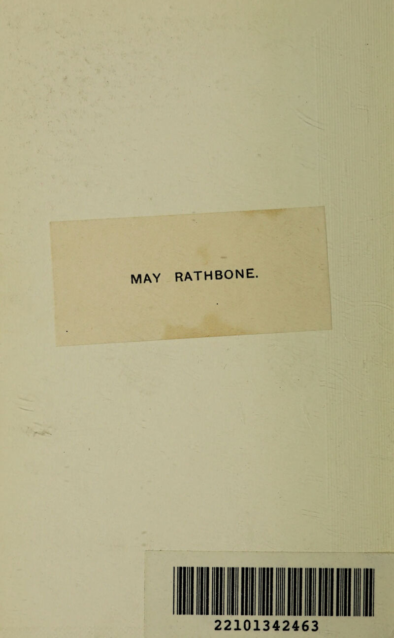 may rathbone. ■f 22101342463